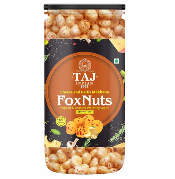 Przekąska serowo ziołowa Cheese And Herbs Makhana FoxNuts Taj Indian 90g