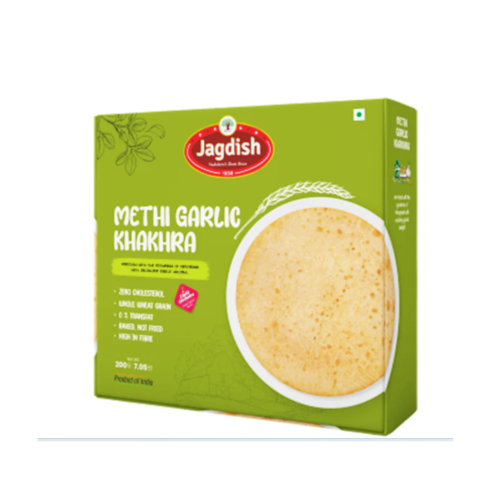 Jagdish Methi Garlic Khakhra 200g