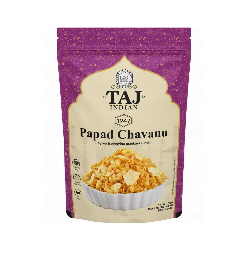 Przekąska indyjska Papad Chavanu Taj Indian 200g