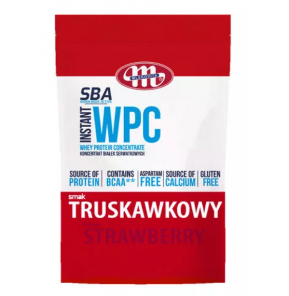 Super Body Active WPC instant whey protein concentrate strawberry 700 g