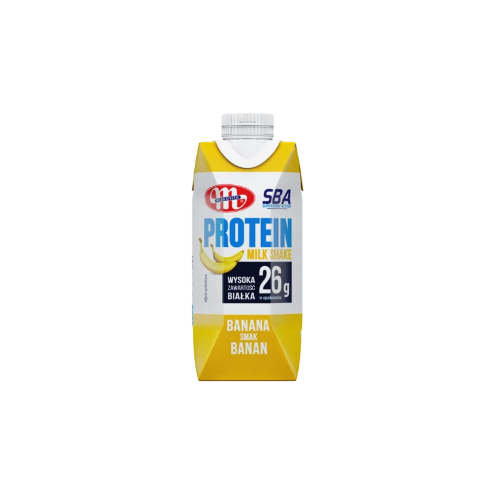 Super Body Active banana-flavored milk protein drink 350 g