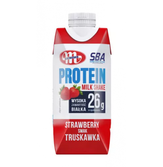 Super Body Active strawberry-flavored milk protein drink 350 g