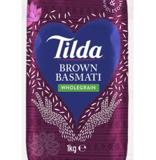 Brown Basmati Rice Tilda 1kg