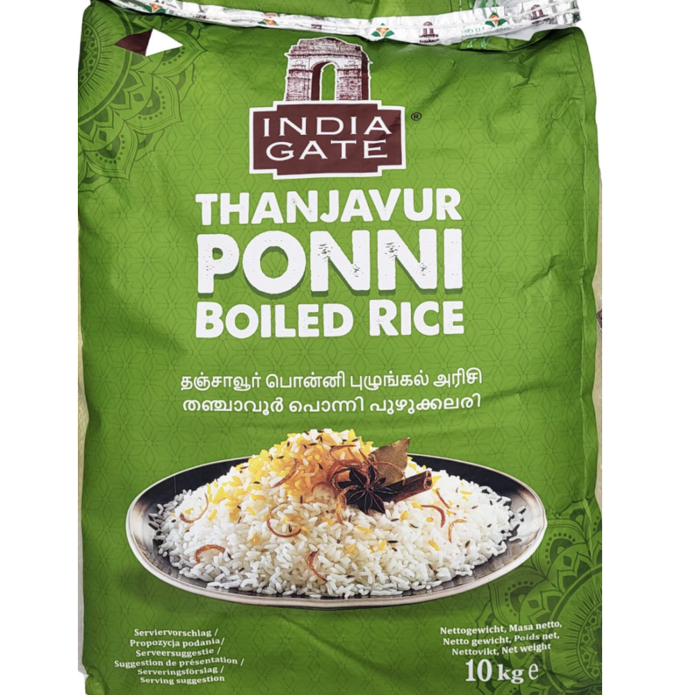 Ryż paraboliczny Ponni Thanjavaur India Gate 10kg