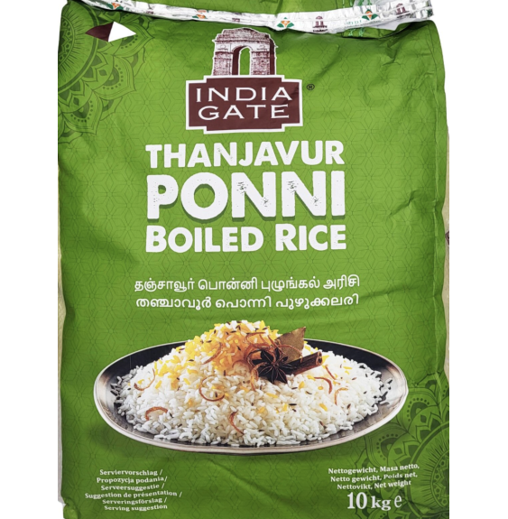 Ryż paraboliczny Ponni Thanjavaur India Gate 10kg