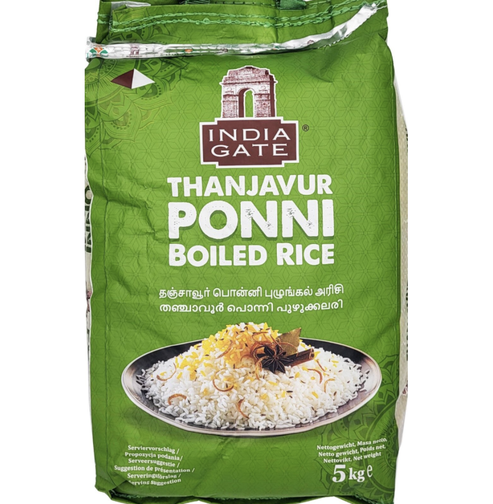 Ryż paraboliczny Ponni Thanjavaur India Gate 5kg
