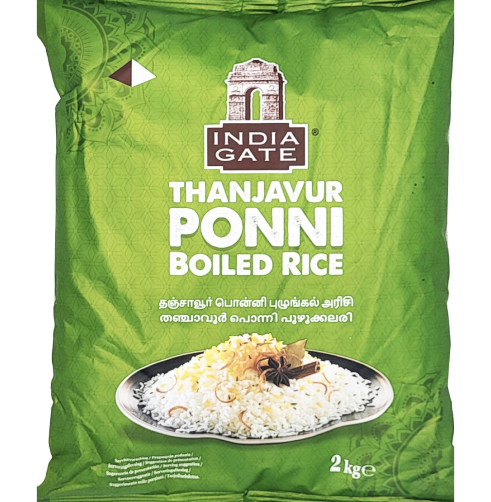 Ryż paraboliczny Ponni Thanjavaur India Gate 2kg