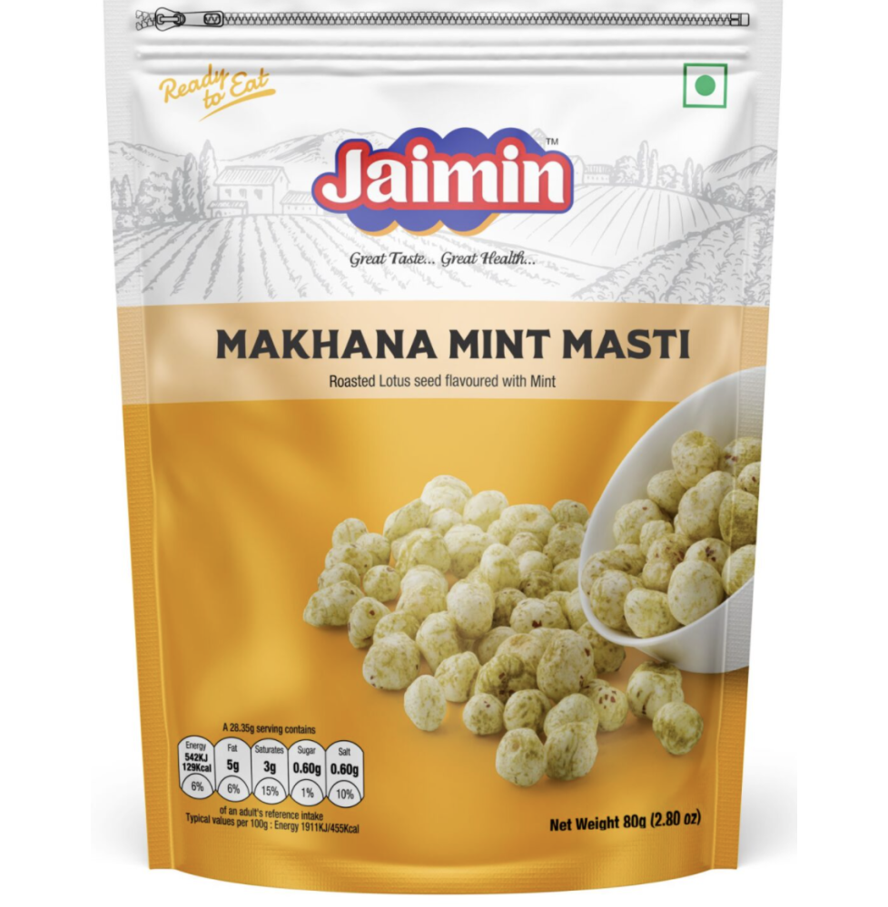 Przekąska Makhana Mint Masti Jaimin 80g
