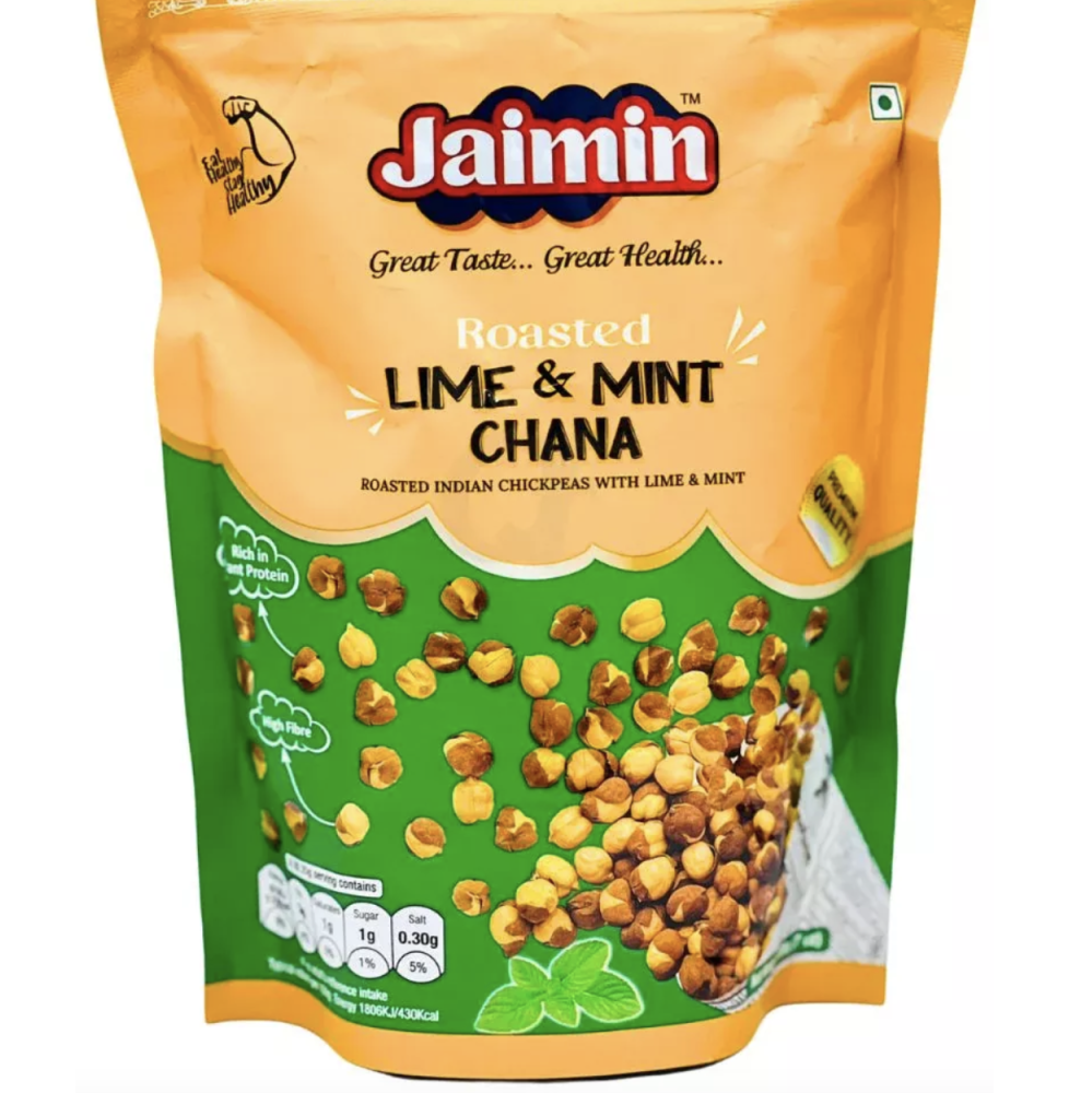 Prażona ciecierzyca Roasted Lime & Mint Chana Jaimin 200g