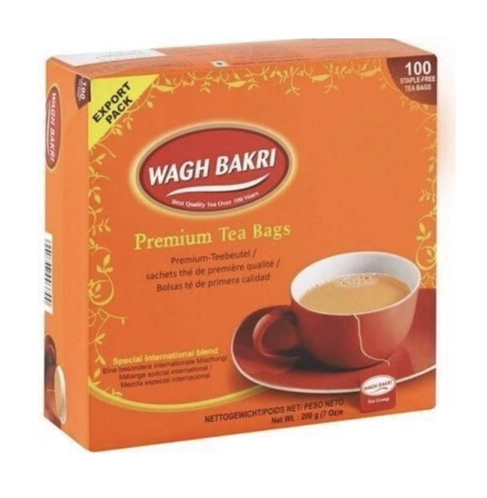 Premium Black Tea Wagh Bakri 100 Bags
