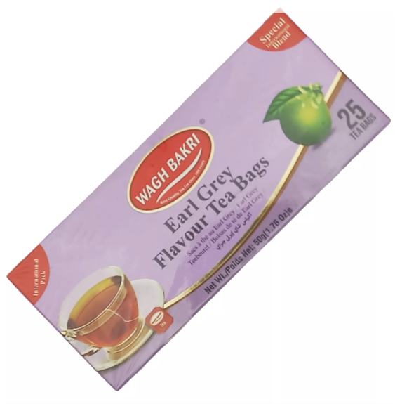 Black Tea Earl Grey Wagh Bakri 25 Bags