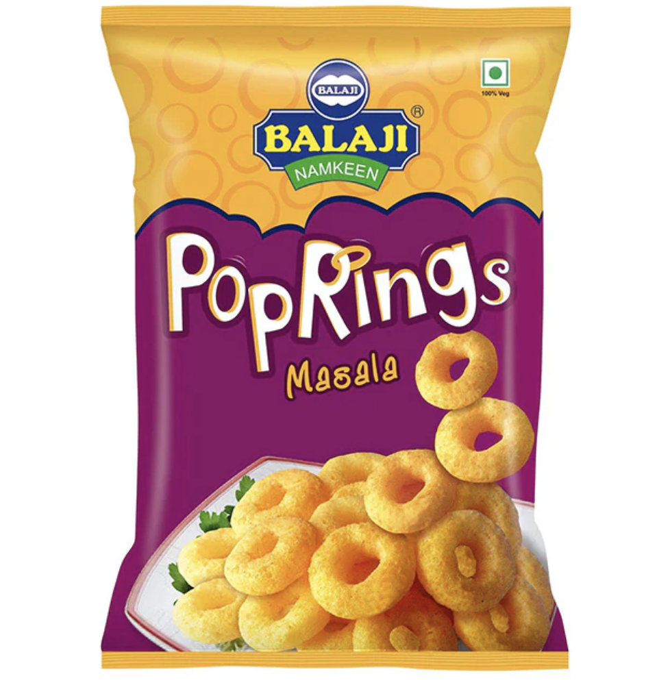 Balaji Pop Rings Masala 55g
