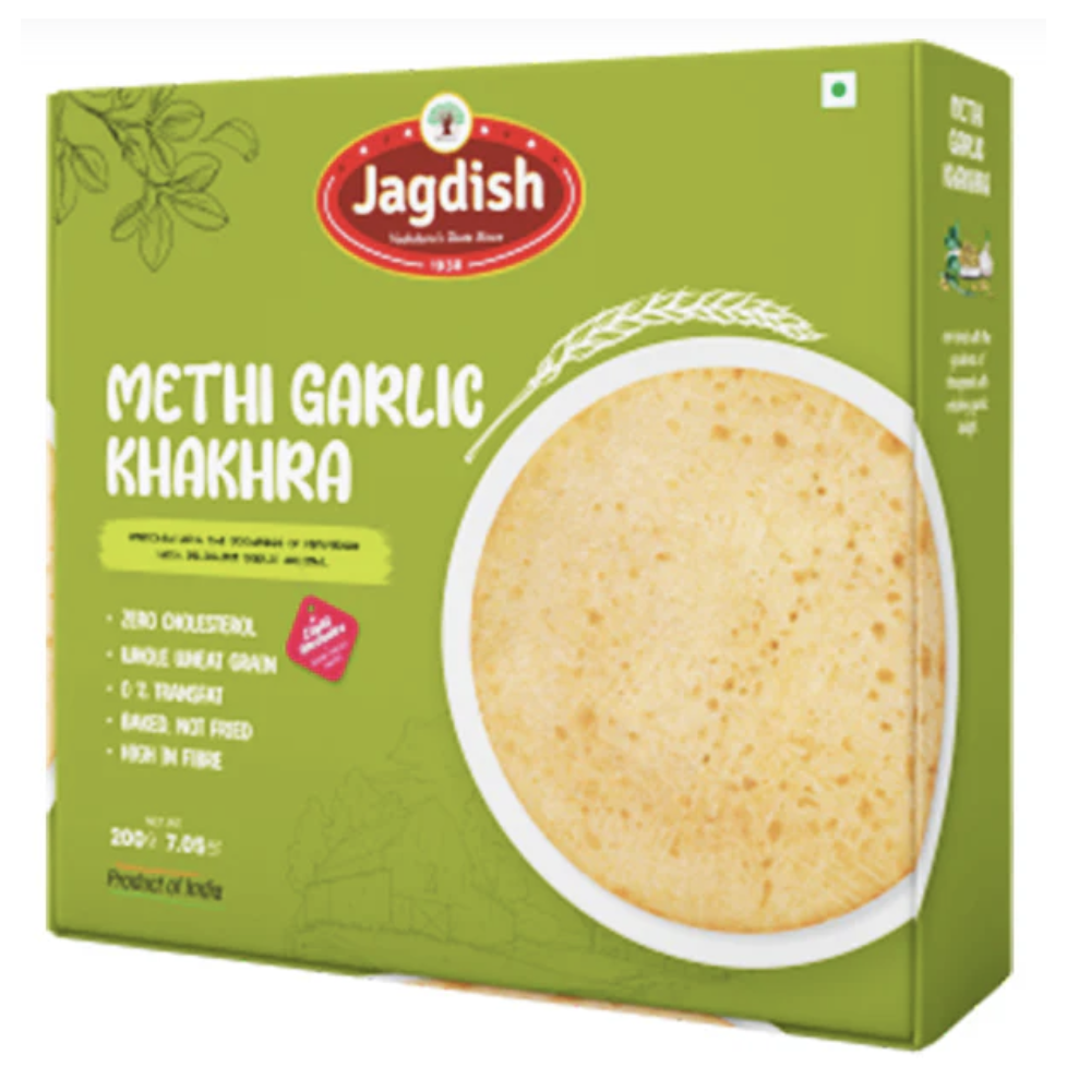 Jagdish Methi Garlic Khakhra 200g