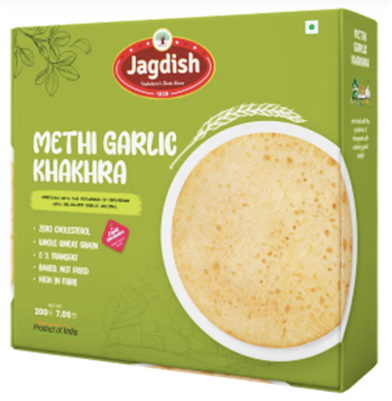 Jagdish Methi Garlic Khakhra 200g