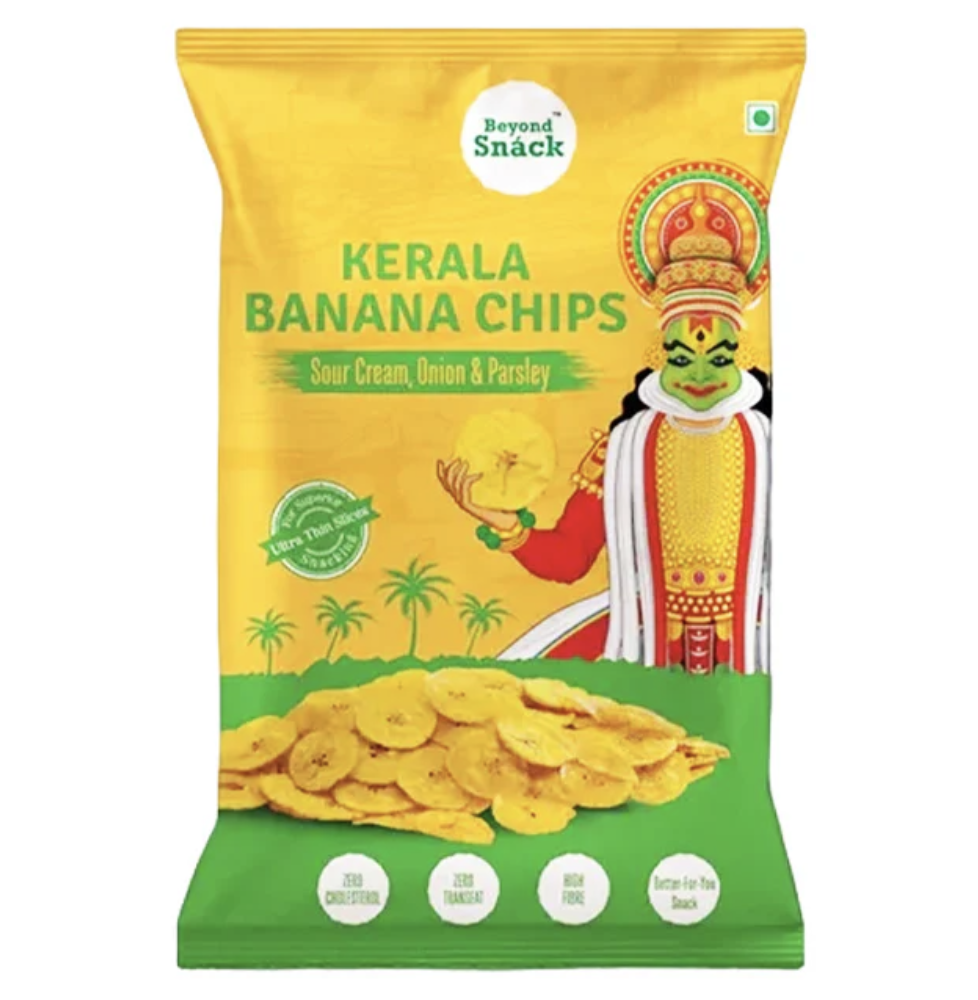 Beyond Snack Kerala Banana Chips Sour Cream Onion & Parsley 85 g