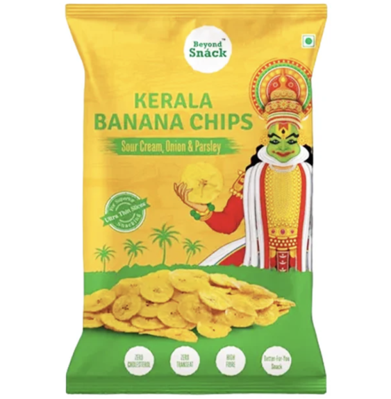 Beyond Snack Kerala Banana Chips Sour Cream Onion & Parsley 85 g