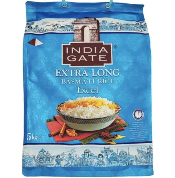 Ryż basmati super długi Excel India Gate 5kg