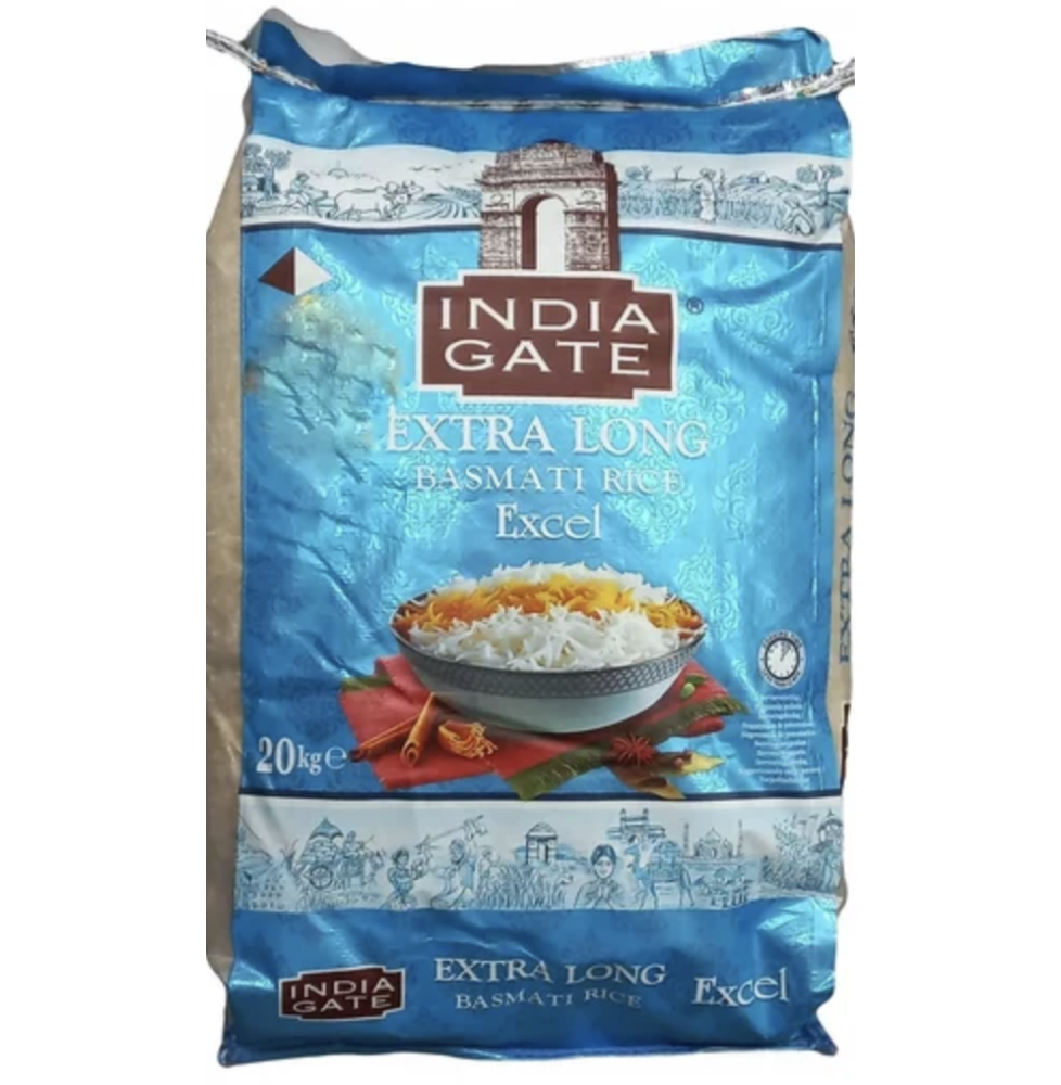 Ryż basmati super długi Excel Extra Long India Gate 20kg