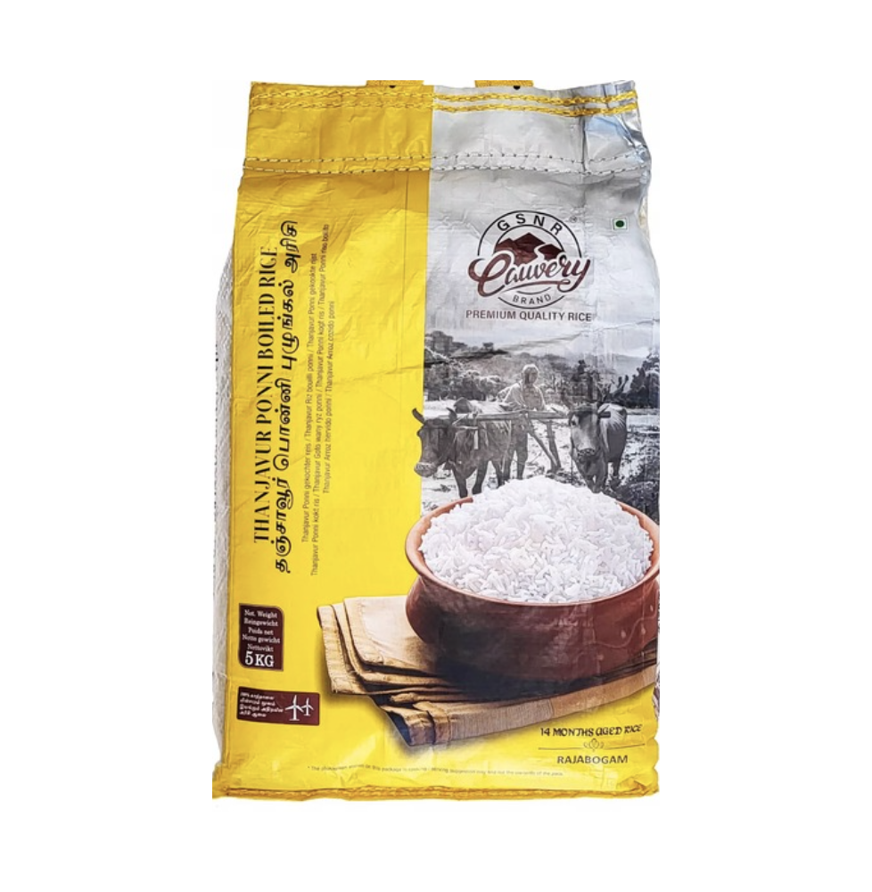 Ryż Thanjavur Ponni Boiled Rice Cauvery 10kg