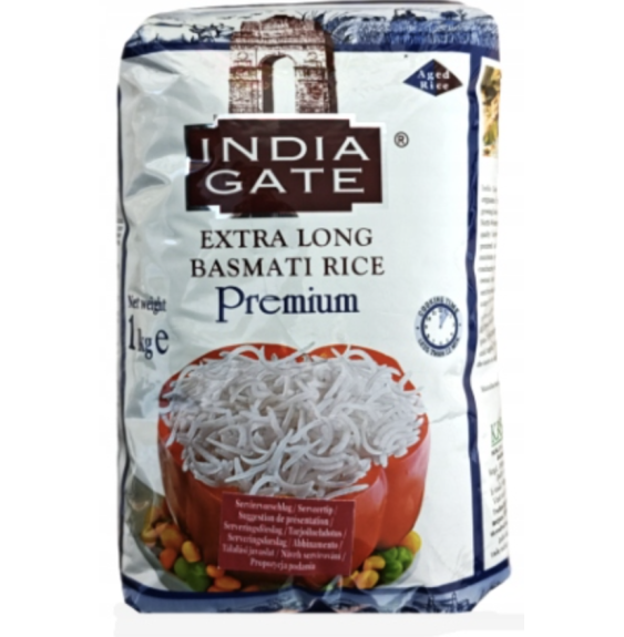 Ryż basmati długoziarnisty Premium Extra Long Basmati Rice India Gate 1kg